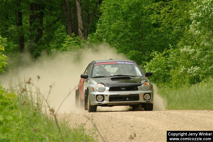 Jonathon Nagel / Chris Woodry Subaru Impreza 2.5RS on SS2, Skunk Creek.