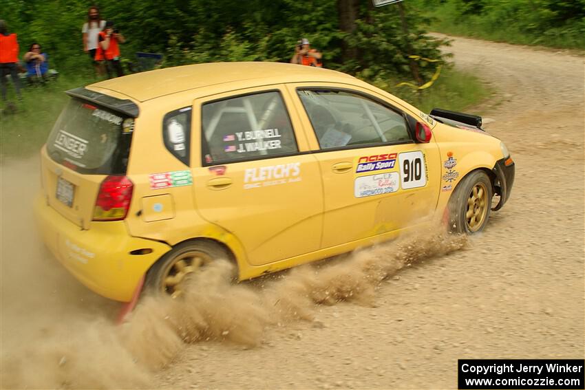 James Walker / Yannis Burnell Chevy Aveo on SS2, Skunk Creek.