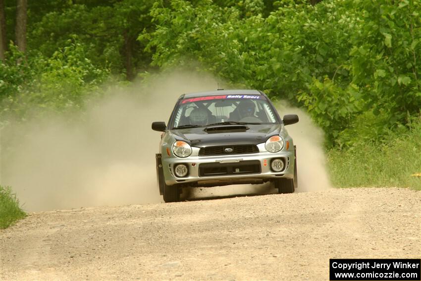 Jonathon Nagel / Chris Woodry Subaru Impreza 2.5RS on SS3, Woodtick Hollow.