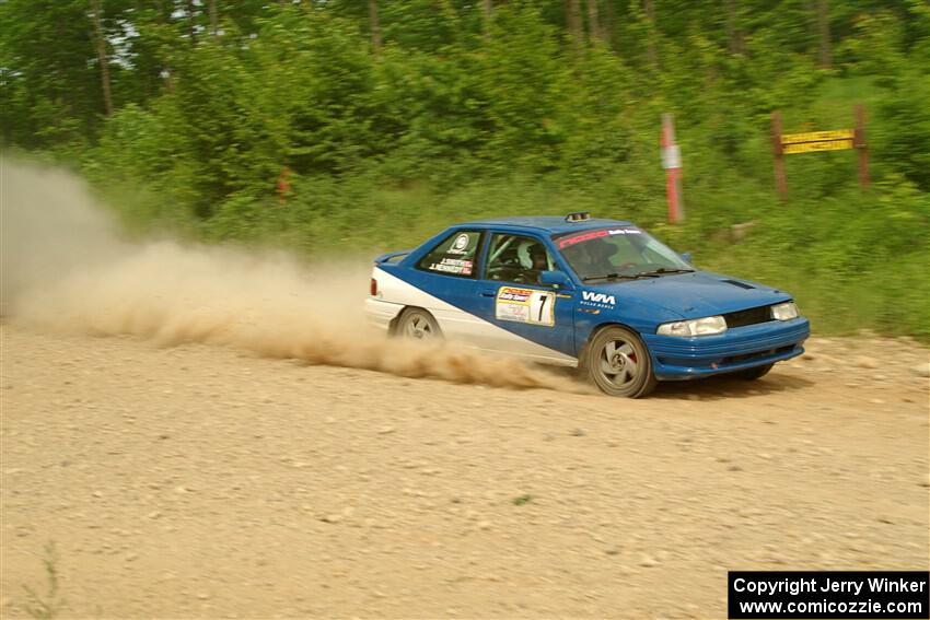Jacob Kennedy / James Smith Ford Escort GT on SS3, Woodtick Hollow.