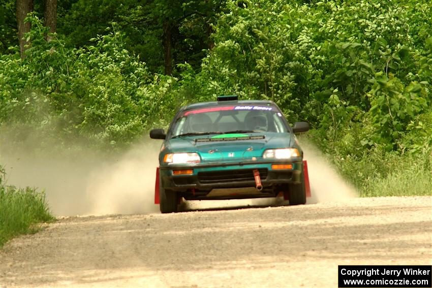 Dan Hutchison / Cray Dumeah Honda CRX Si on SS3, Woodtick Hollow.