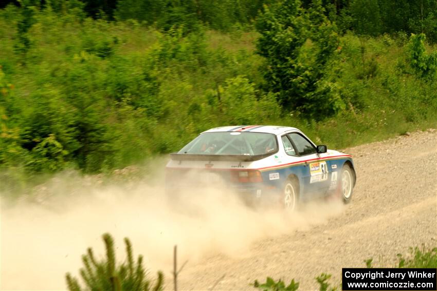 Kris Pfotenhauer / Lynn Hartman Porsche 944 on SS3, Woodtick Hollow.