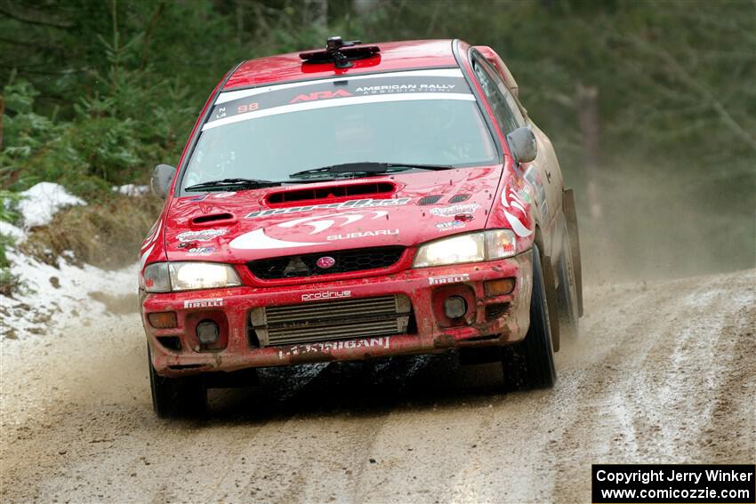 Ele Bardha / Corrina Roshea Subaru WRX STi on SS7, Hunters-McCormick Lake I.