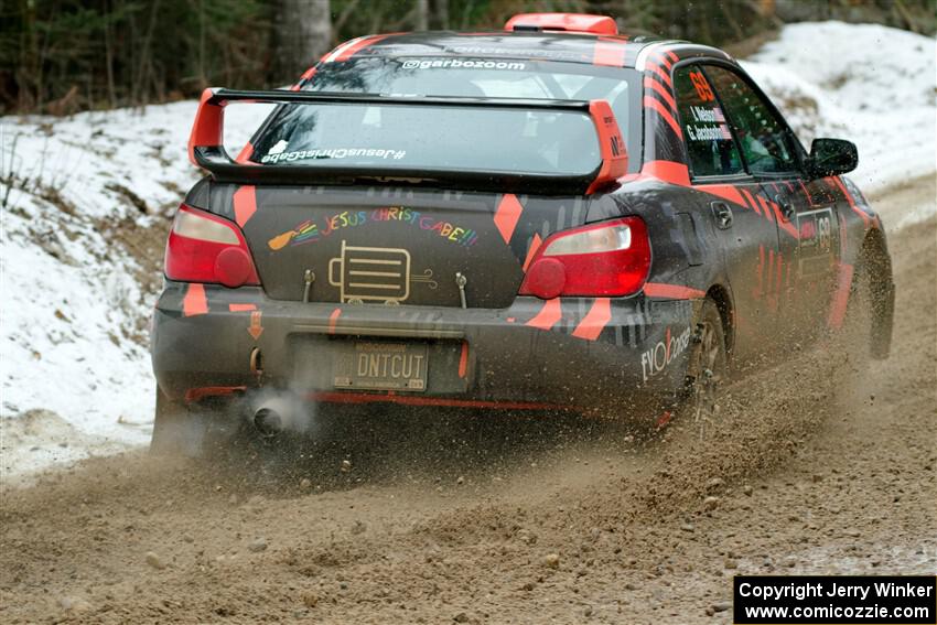 Gabe Jacobsohn / Ian Nelson Subaru WRX STi on SS7, Hunters-McCormick Lake I.