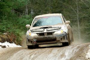 Tim Wickberg / Bryce Proseus Subaru WRX STi on SS7, Hunters-McCormick Lake I.