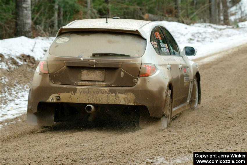 Tim Wickberg / Bryce Proseus Subaru WRX STi on SS7, Hunters-McCormick Lake I.