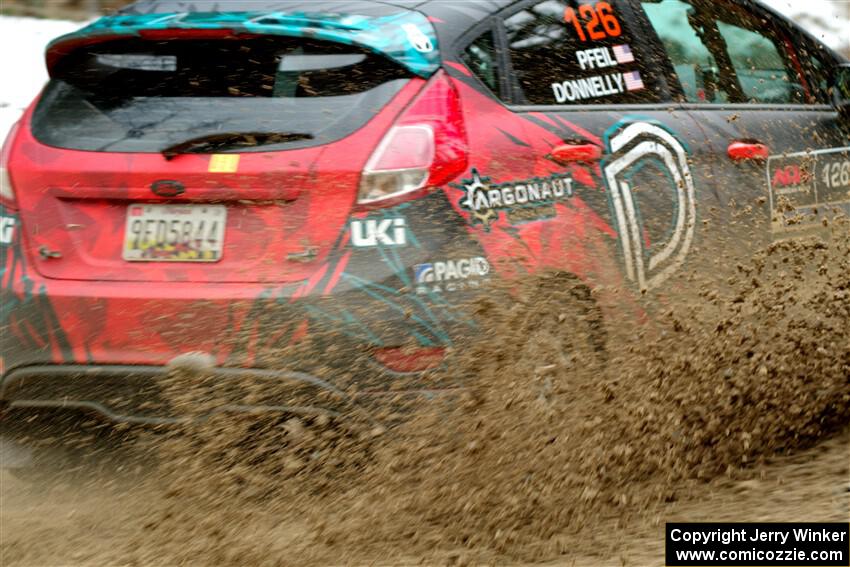Sean Donnelly / Zach Pfeil Ford Fiesta ST on SS7, Hunters-McCormick Lake I.