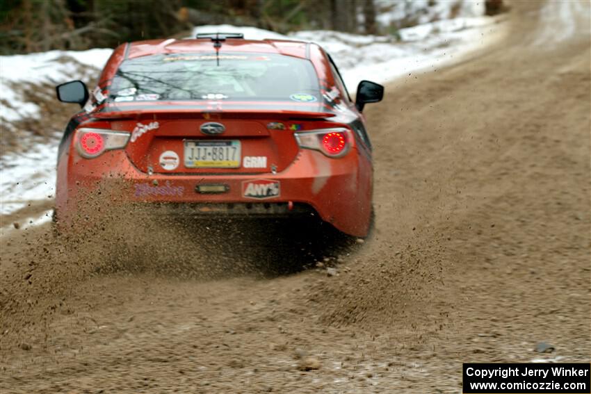 Chris Nonack / Sara Nonack Subaru BRZ on SS7, Hunters-McCormick Lake I.