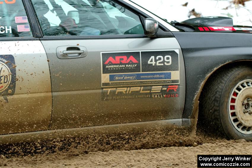 Scott Crouch / Ryan Scott Subaru WRX on SS7, Hunters-McCormick Lake I.