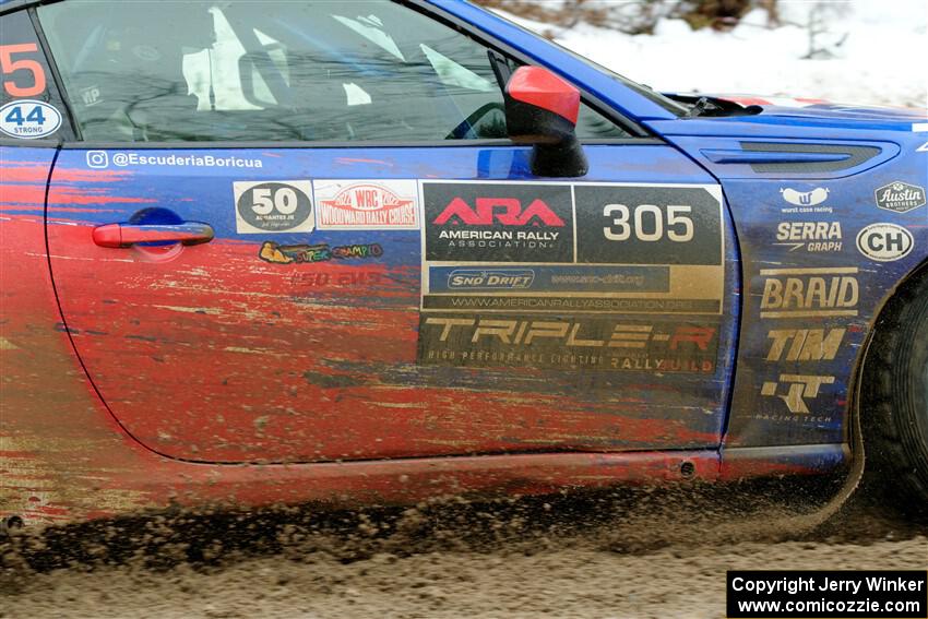 Santiago Iglesias / R.J. Kassel Subaru BRZ on SS7, Hunters-McCormick Lake I.