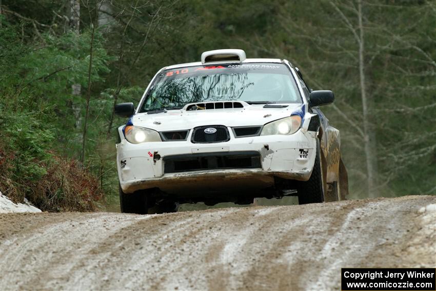 Brad Hayosh / Neil Moser Subaru WRX STi on SS7, Hunters-McCormick Lake I.