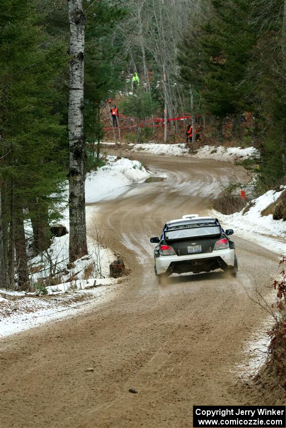 Brad Hayosh / Neil Moser Subaru WRX STi on SS7, Hunters-McCormick Lake I.