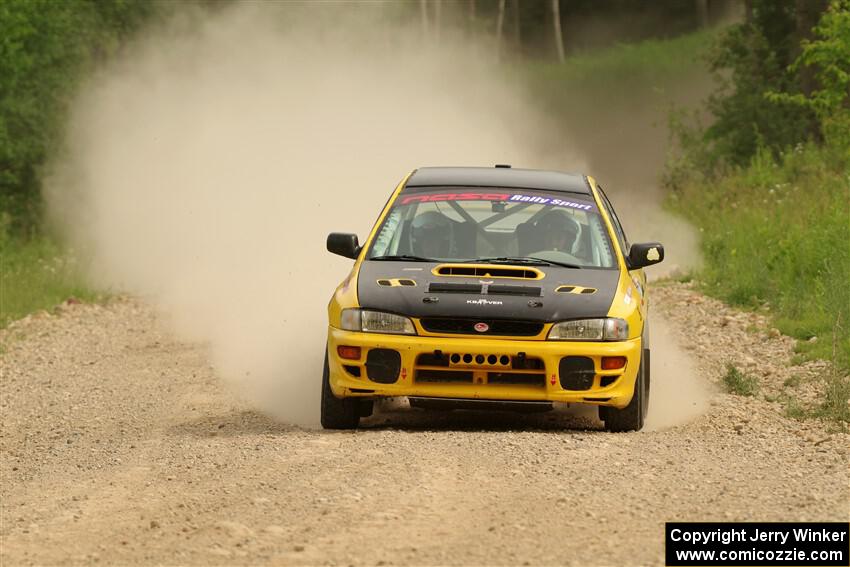 Katie Gingras / Camille Carlson Subaru Impreza on SS4, Hollow Woodtick.