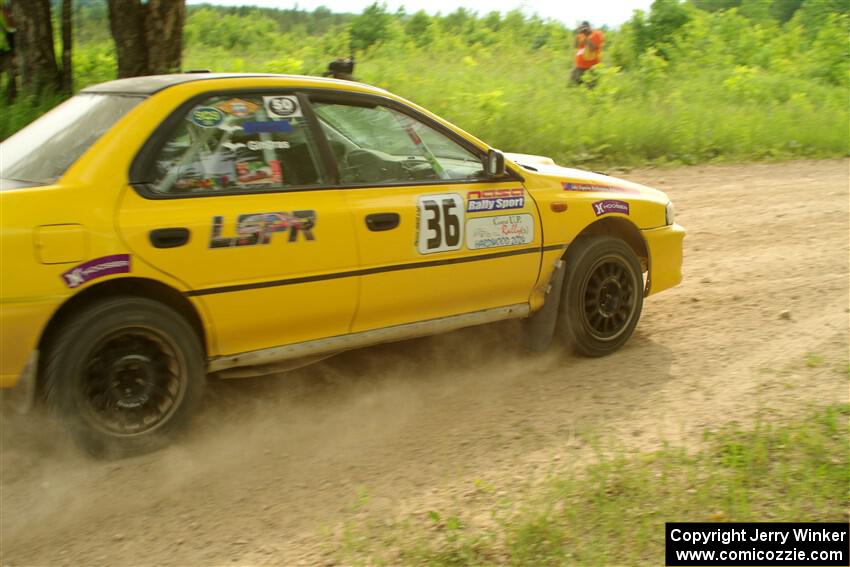 Katie Gingras / Camille Carlson Subaru Impreza on SS5, Chainsaw Junction.