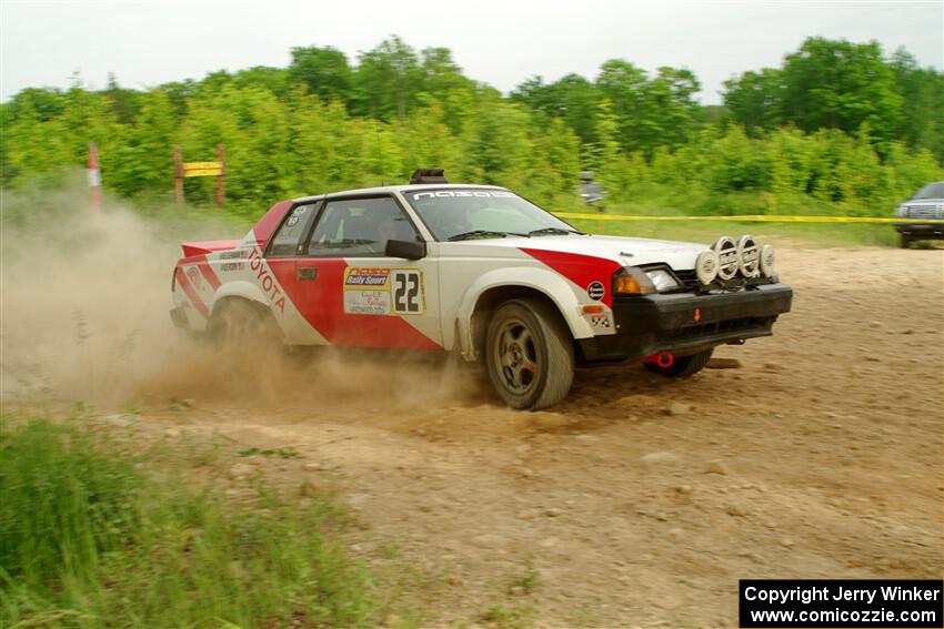 Eric Anderson / Taylor Haelterman Toyota Celica GTS on SS5, Chainsaw Junction.