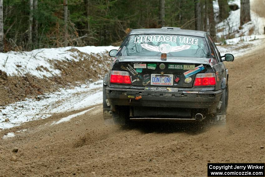 Keenan Phillips / Salina Melotti BMW 328i on SS7, Hunters-McCormick Lake I.