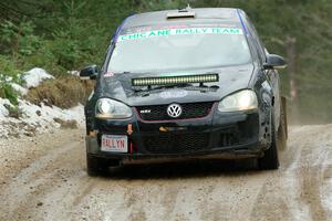 Scott James / Michelle Donovan VW GTI on SS7, Hunters-McCormick Lake I.