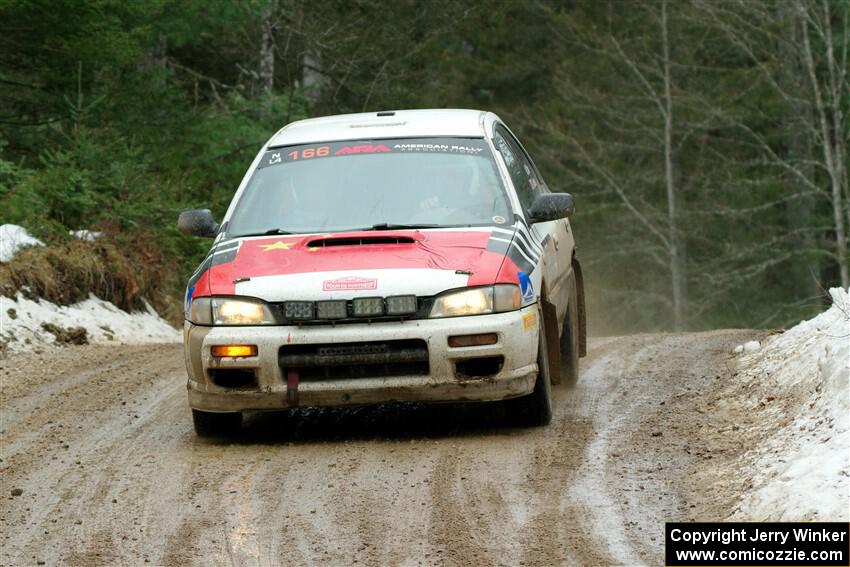 Haowen Chu / Roderik Jones Subaru Impreza Wagon on SS7, Hunters-McCormick Lake I.