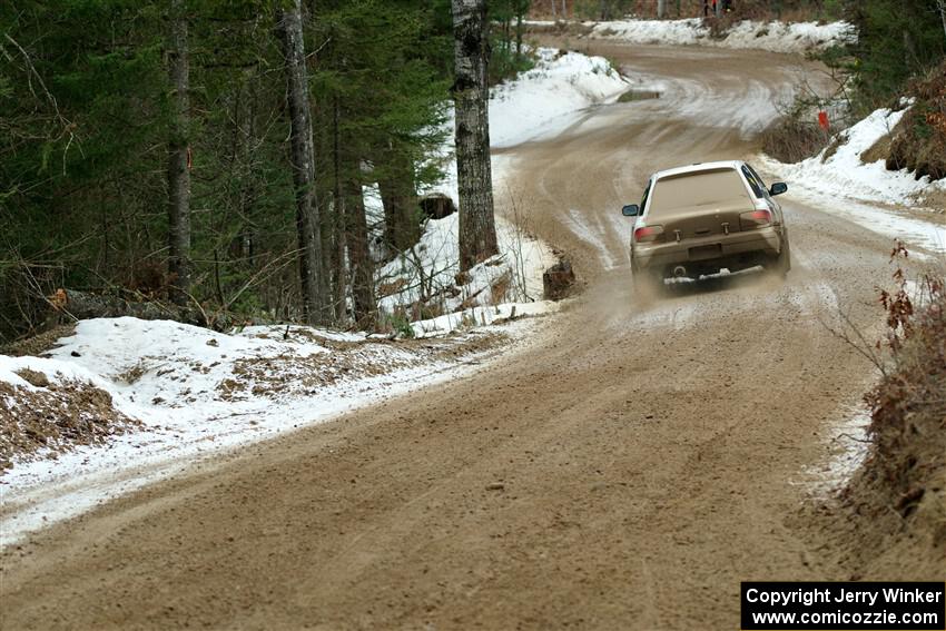 Haowen Chu / Roderik Jones Subaru Impreza Wagon on SS7, Hunters-McCormick Lake I.