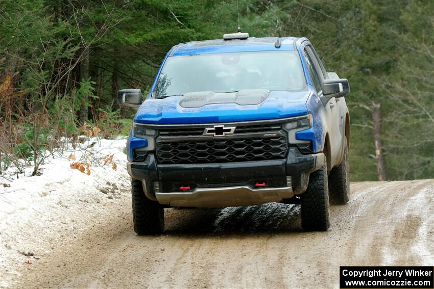 A Chevy Silverado pickup sweeps SS7, Hunters-McCormick Lake I.