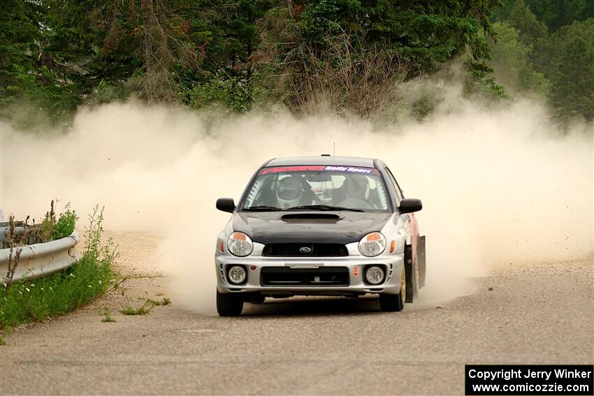 Jonathon Nagel / Chris Woodry Subaru Impreza 2.5RS on SS6, Camp 3 South.