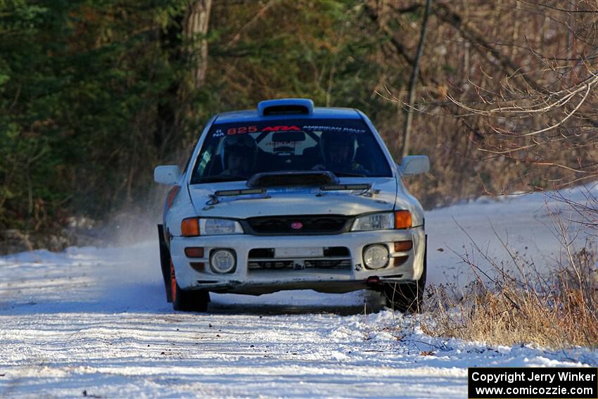 Tyler Matalas / John Farrow Subaru Impreza LX on SS2, Nemadji Trail West.