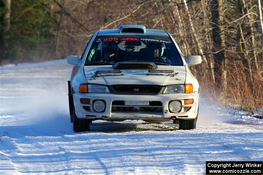 Tyler Matalas / John Farrow Subaru Impreza LX on SS2, Nemadji Trail West.