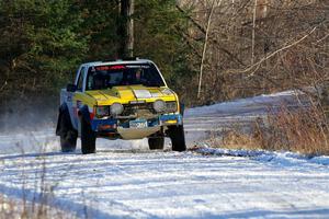 Scott Parrott / Shawn Silewski Chevy S-10 on SS2, Nemadji Trail West.