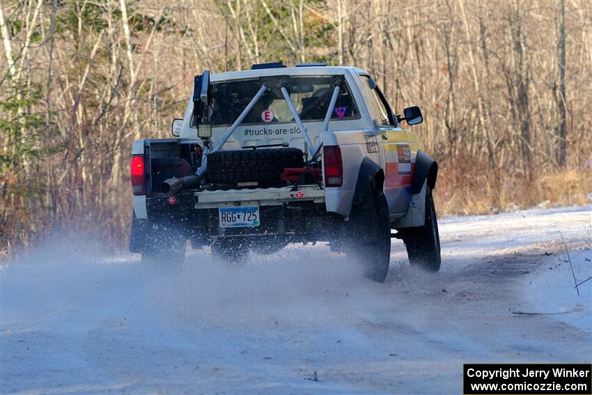 Scott Parrott / Shawn Silewski Chevy S-10 on SS2, Nemadji Trail West.