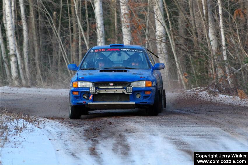 Connor Himes / Elliot Prusi Subaru Impreza on SS3, Eastbound Again.