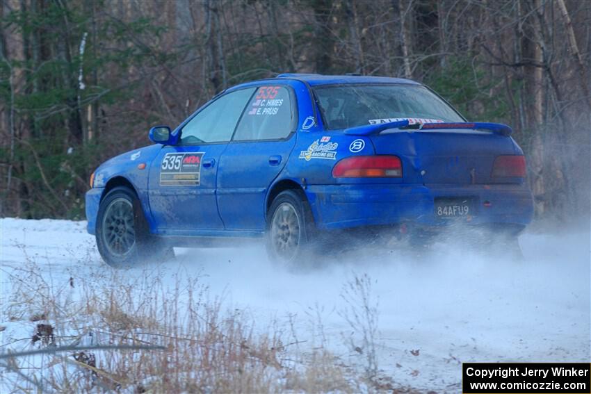 Connor Himes / Elliot Prusi Subaru Impreza on SS3, Eastbound Again.