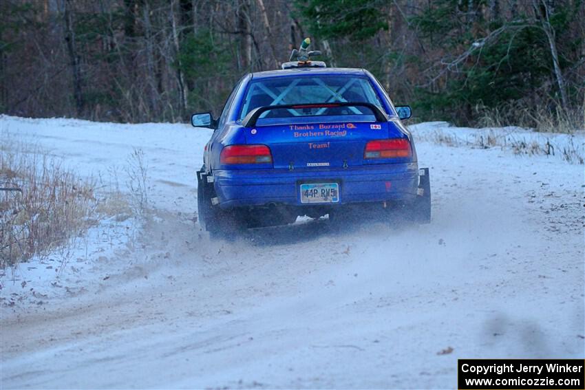 Mark Lietha / Brayden Samis Subaru Impreza 2.5RS on SS3, Eastbound Again.