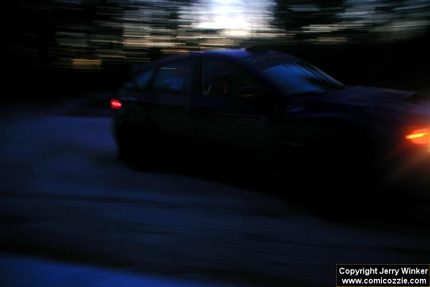 Silas Himes / Aleut Hatfield Subaru WRX STi on SS4, Westbound Again.