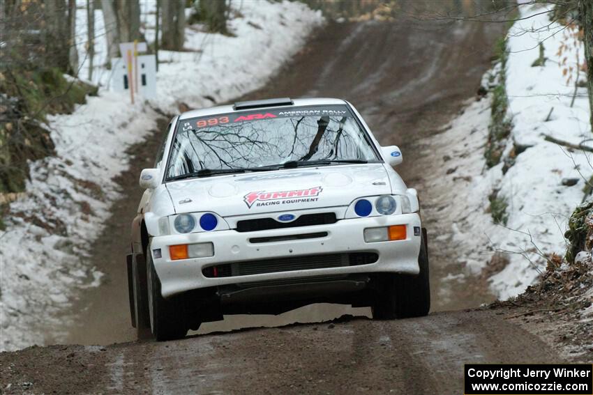 Mike Tirpack / Nick Luther Ford Escort Cosworth RS on SS11, Old State-Huff II.
