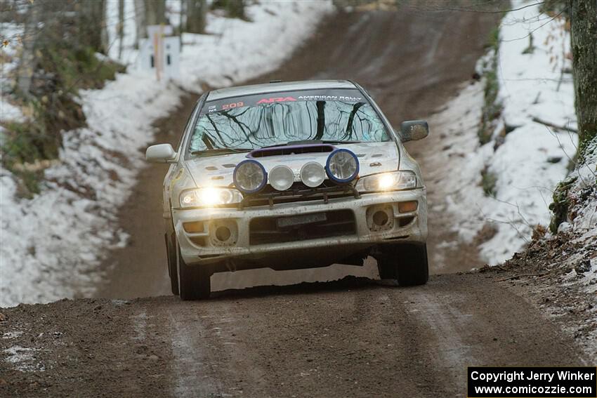 Madelyn Tabor / Sophia McKee Subaru Impreza 2.5RS on SS11, Old State-Huff II.