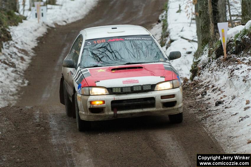 Haowen Chu / Roderik Jones Subaru Impreza Wagon on SS11, Old State-Huff II.