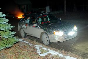 Dan Shirley / Nate Lybarger Subaru Impreza Outback Sport on SS14, Thunder River.
