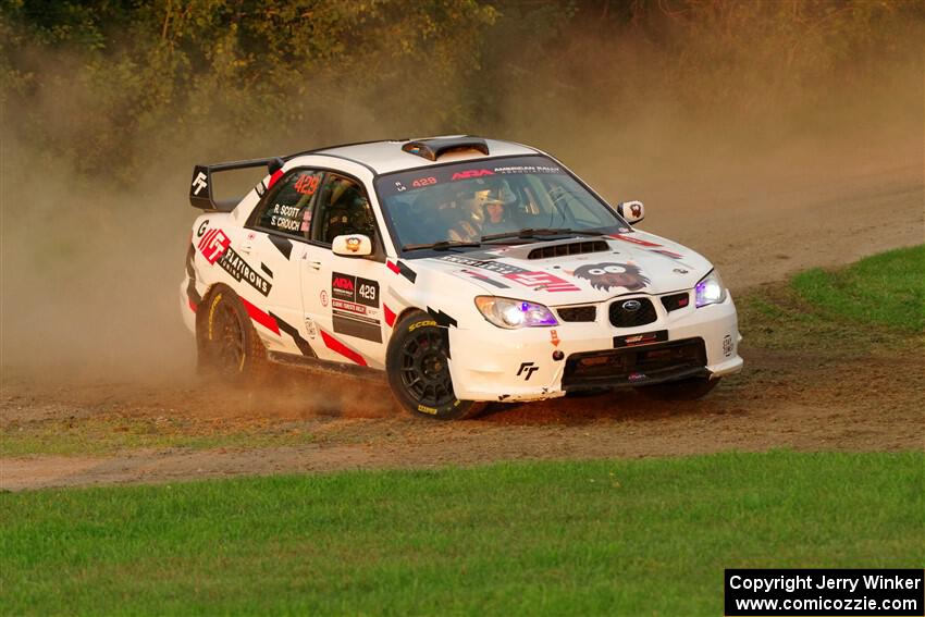Scott Crouch / Ryan Scott Subaru WRX on SS1, Soo Pass.