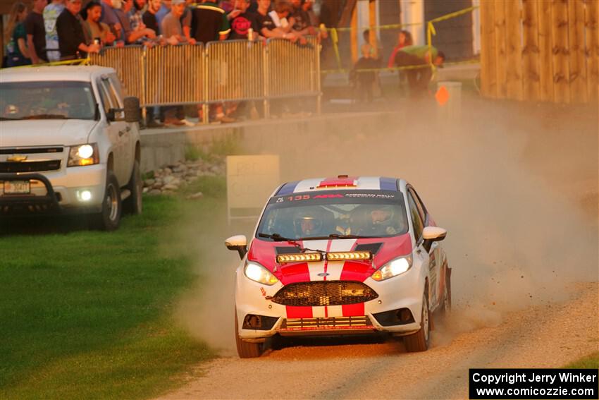 Roberto Yglesias / Sara Nonack Ford Fiesta ST on SS1, Soo Pass.