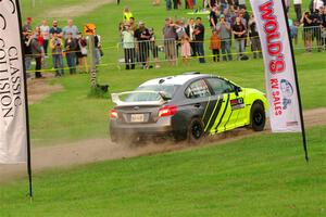 Tim Rooney / Claudia Barbera-Pullen Subaru WRX STi on SS1, Soo Pass.