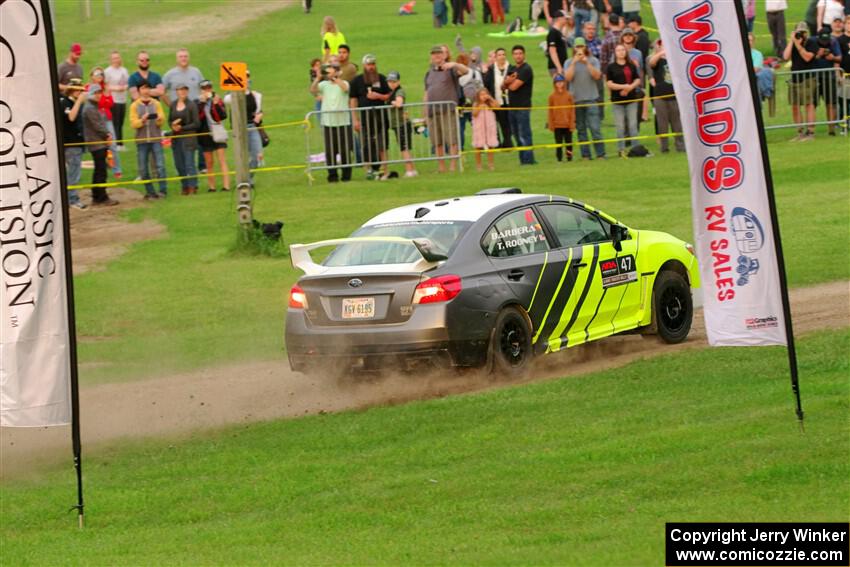 Tim Rooney / Claudia Barbera-Pullen Subaru WRX STi on SS1, Soo Pass.