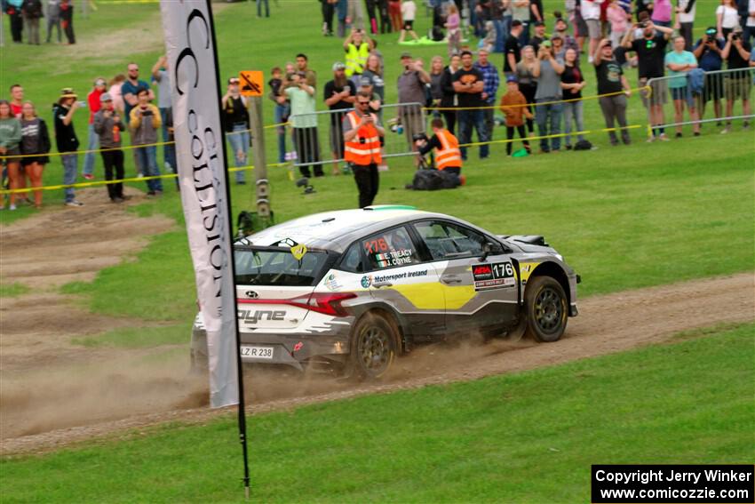 John Coyne / Eoin Treacy Hyundai i20 N Rally2 on SS1, Soo Pass.