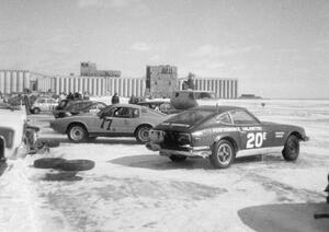 Dan Page's SAAB Sonett III and Bob Brown's Datsun 240Z