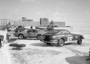 Dan Page's SAAB Sonett III and Bob Brown's Datsun 240Z