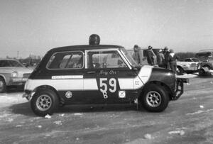 Terry Orr completed his first year of iceracing in this Mini Cooper.