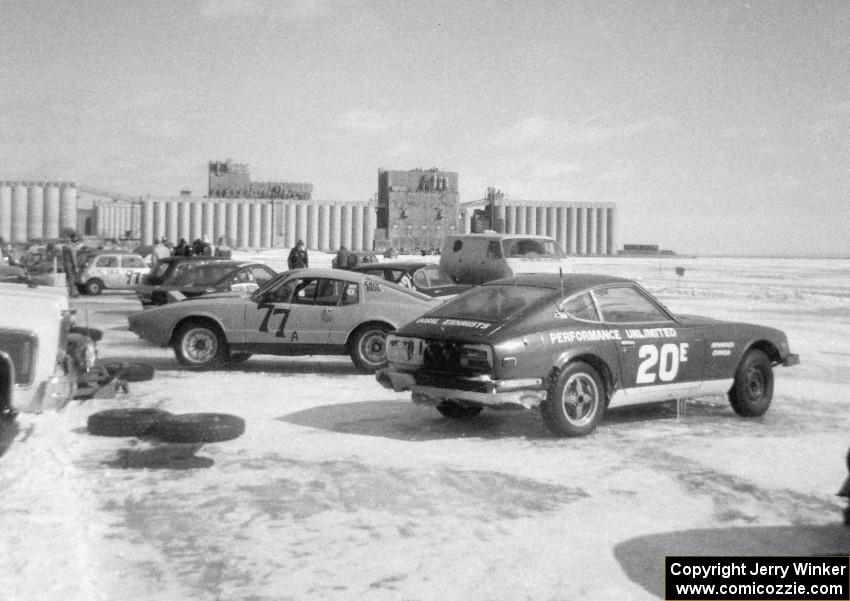 Dan Page's SAAB Sonett III and Bob Brown's Datsun 240Z