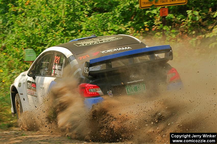 Conner Martell / Alex Gelsomino Subaru WRX STi on SS2, Thorpe Tower I.