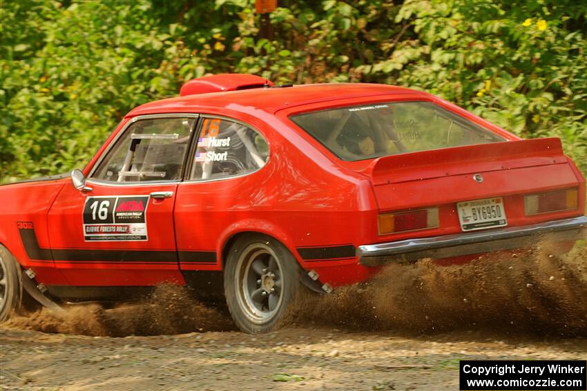Mike Hurst / Randall Short Ford Capri on SS2, Thorpe Tower I.