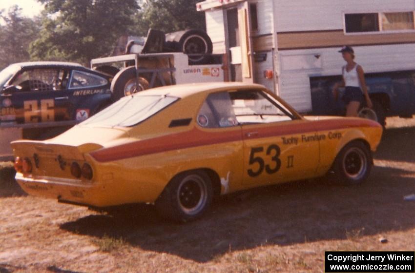 Tom Tuohy's Opel Manta and Tom Masterson's Porsche 911