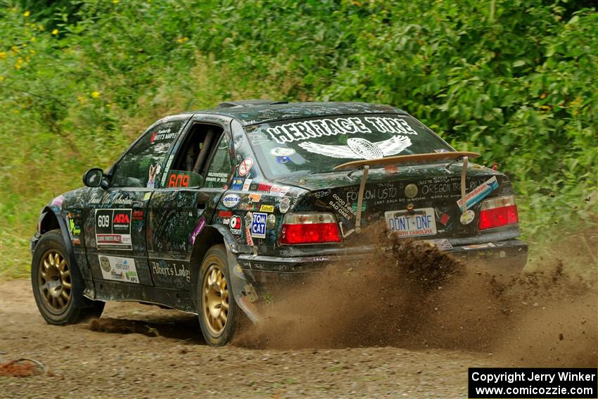 Keenan Phillips / Salina Melotti BMW 328i on SS2, Thorpe Tower I.